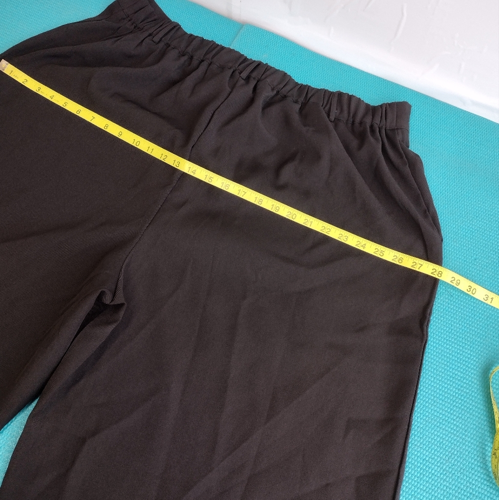 NWT Cider Womens Wide Leg High Rise Pleated Trousers Pants Elastic Waist 3XL - Picture 12 of 13